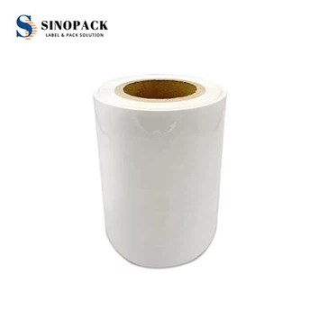 Vinile PE bianco autoadesivo in rotolo jumbo